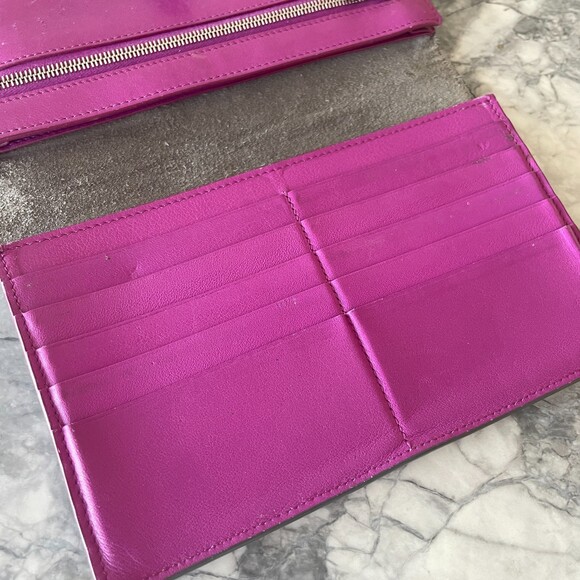 Celine Leather Multifunction Bi-fold Wallet Gray - Picture 5 of 9